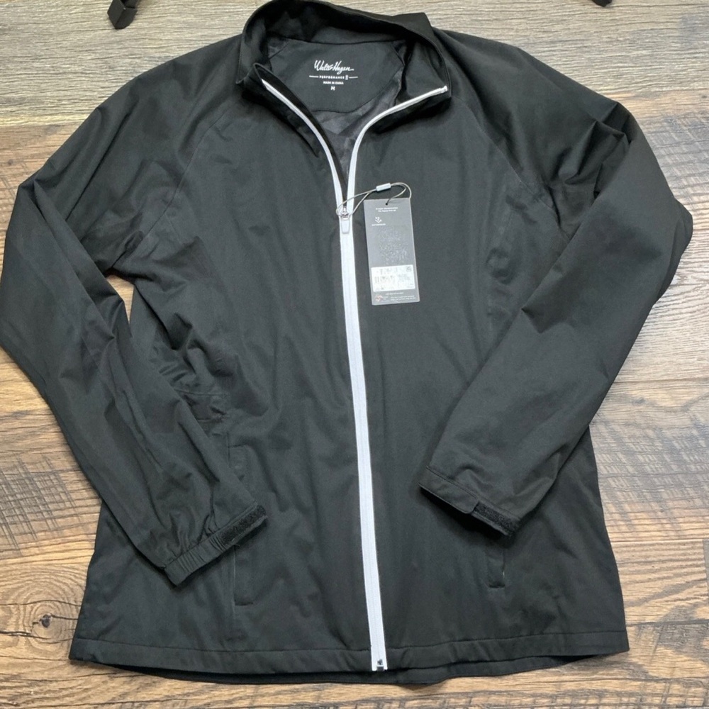 Walter Hagen Performance Women's P11 Rain Jacket Size M Pure Black